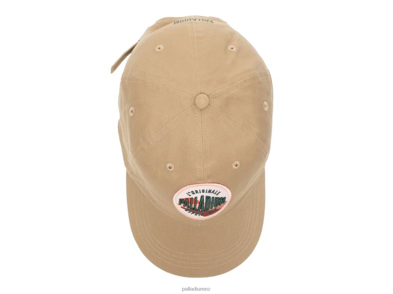 OASIS PATCHES CAP Palladium Unisex F820R334 Hats BEIGE
