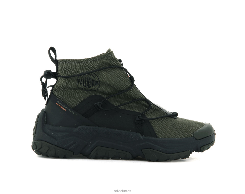 OFF-GRID HI ZIP WATERPROOF PLUS Palladium Unisex F820R179 Shoes OLIVE NIGHT