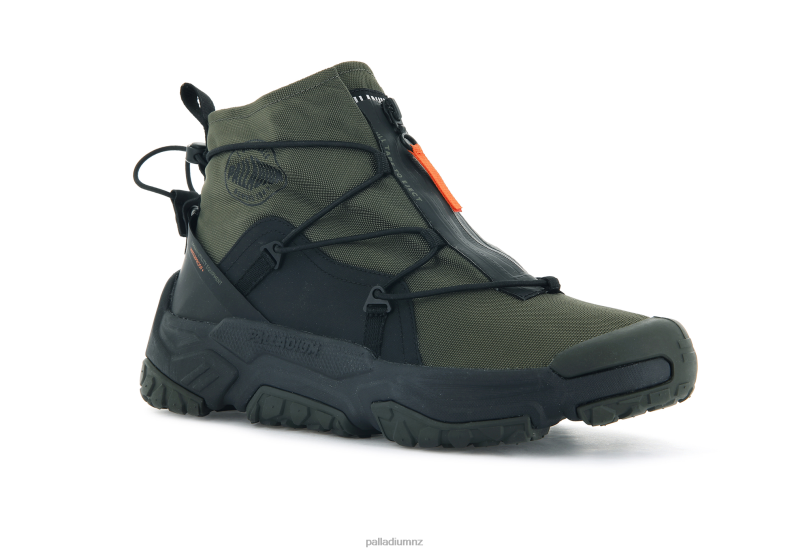 OFF-GRID HI ZIP WATERPROOF PLUS Palladium Unisex F820R179 Shoes OLIVE NIGHT