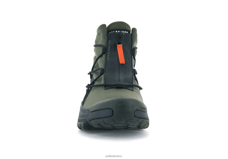 OFF-GRID HI ZIP WATERPROOF PLUS Palladium Unisex F820R179 Shoes OLIVE NIGHT