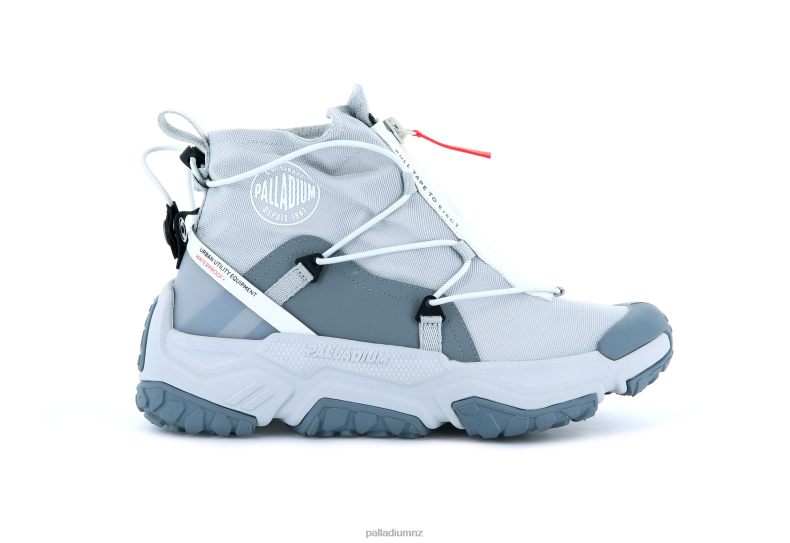 OFF-GRID HI ZIP WATERPROOF PLUS Palladium Unisex F820R181 Shoes GLACIER GREY