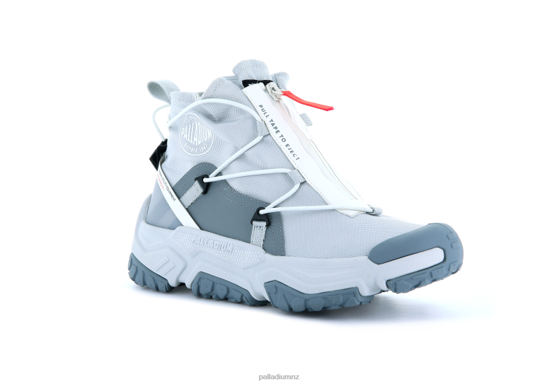 OFF-GRID HI ZIP WATERPROOF PLUS Palladium Unisex F820R181 Shoes GLACIER GREY