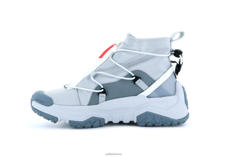 OFF-GRID HI ZIP WATERPROOF PLUS Palladium Unisex F820R181 Shoes GLACIER GREY