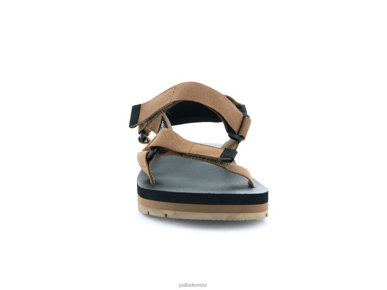 OUTDOORSY URBANITY Palladium Unisex F820R214 Slides OLIVE