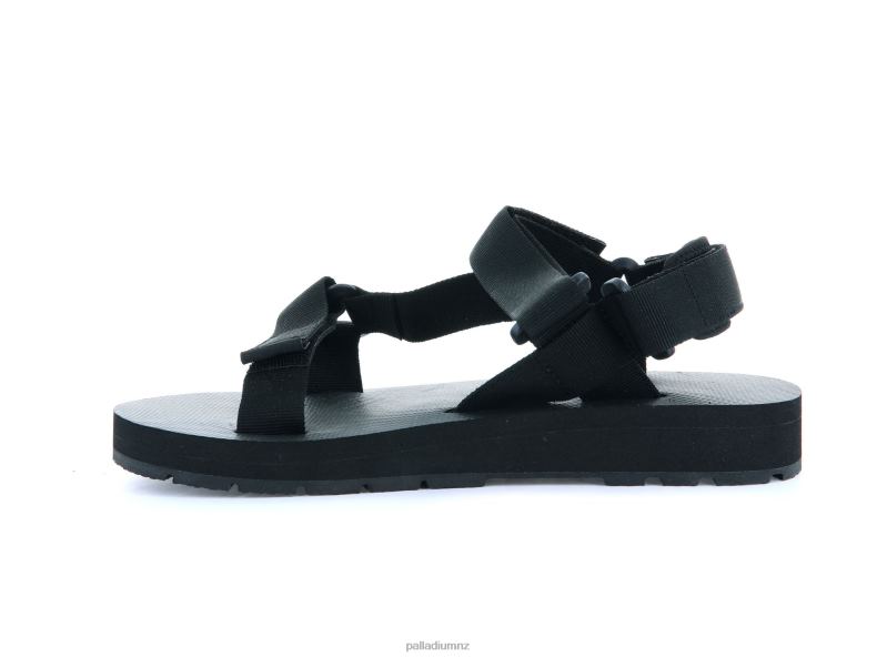 OUTDOORSY URBANITY Palladium Unisex F820R215 Slides BLACK