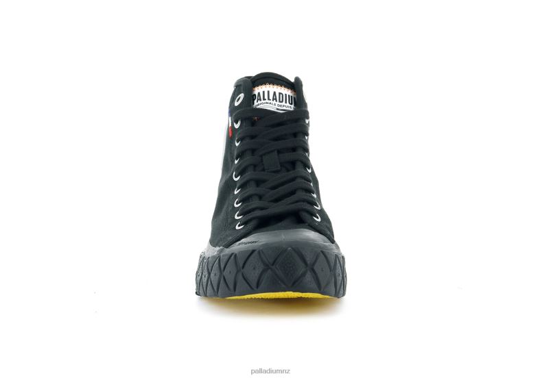 PALLA ACE CANVAS MID Palladium Unisex F820R150 Shoes BLACK
