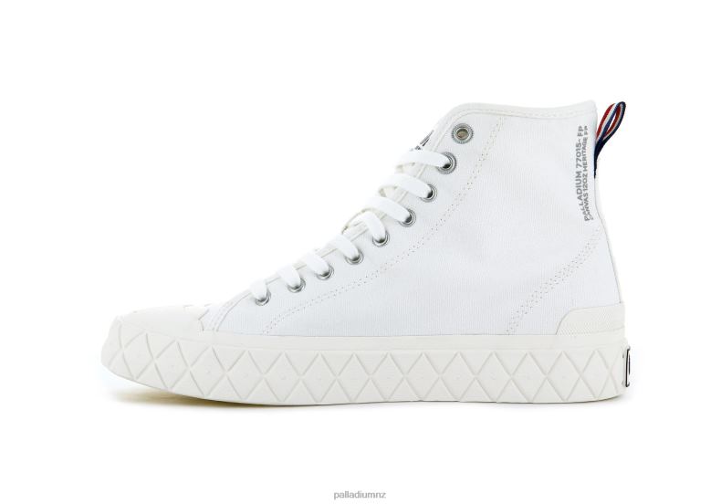 PALLA ACE CANVAS MID Palladium Unisex F820R151 Shoes STAR WHITE