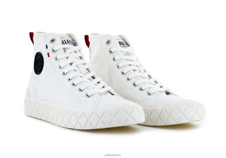 PALLA ACE CANVAS MID Palladium Unisex F820R151 Shoes STAR WHITE
