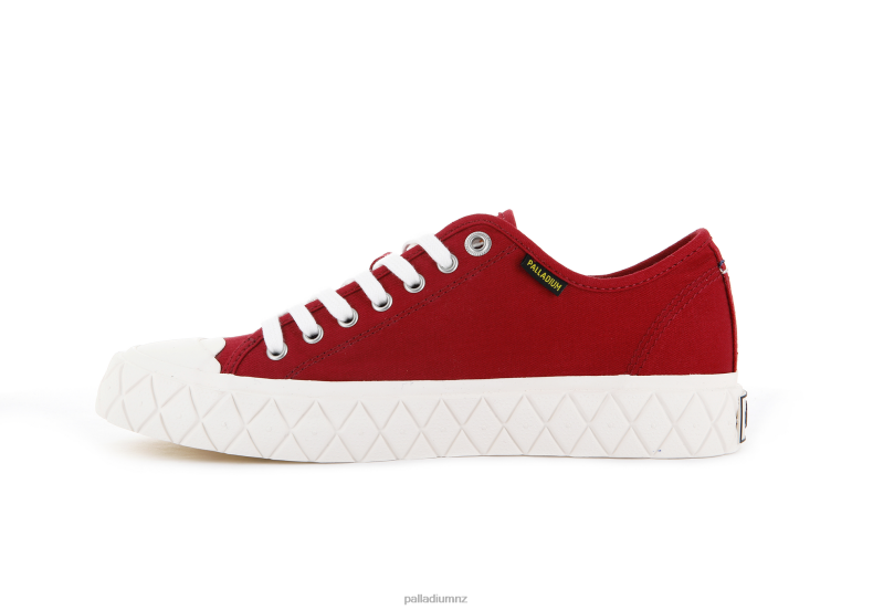 PALLA ACE CANVAS Palladium Unisex F820R182 Shoes RED SALSA