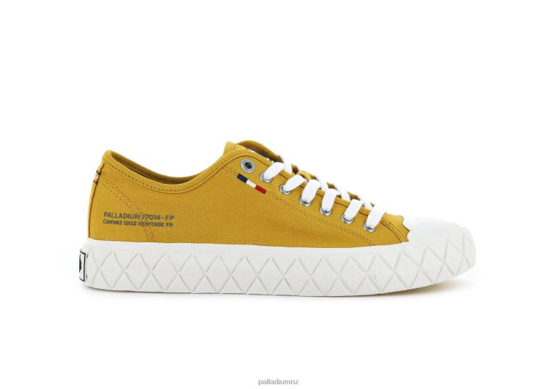 PALLA ACE CANVAS Palladium Unisex F820R184 Shoes MUSTARD