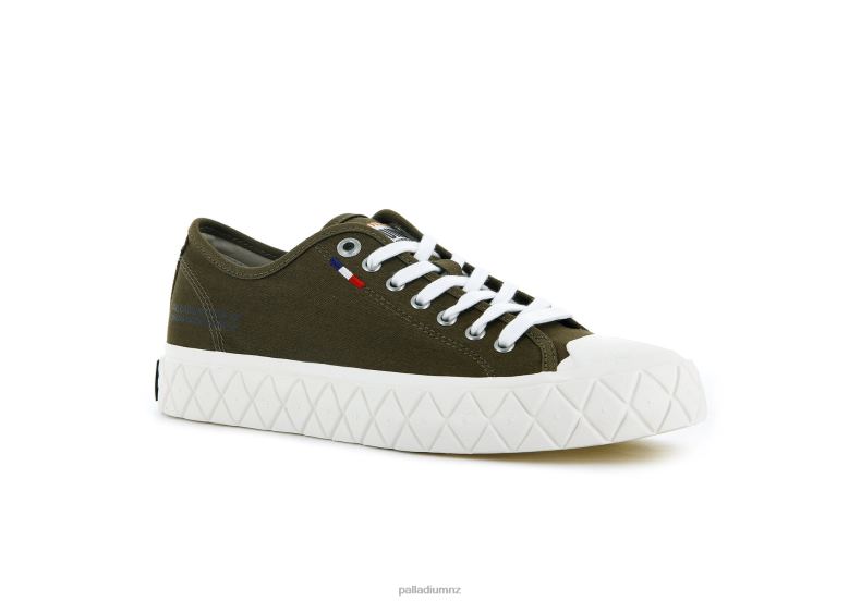 PALLA ACE CANVAS Palladium Unisex F820R185 Shoes OLIVE