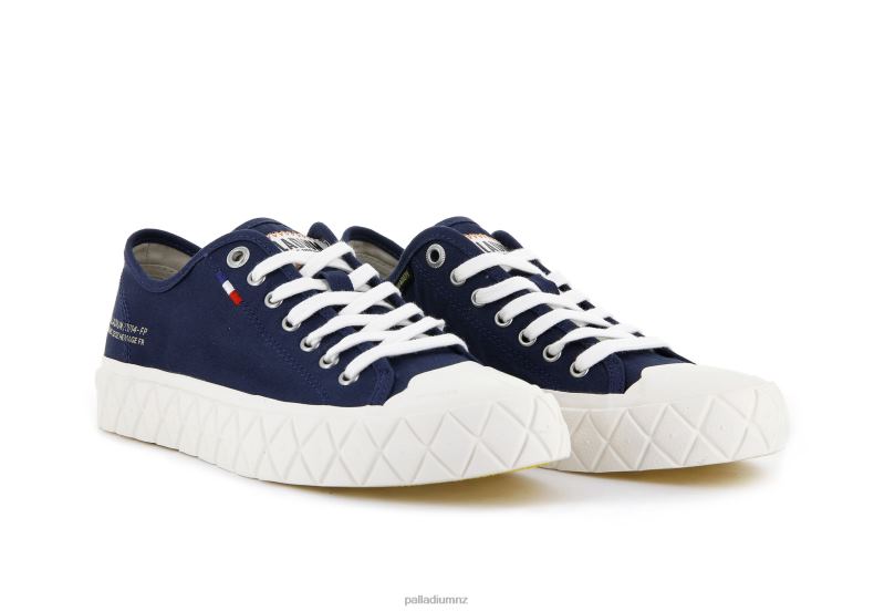 PALLA ACE CANVAS Palladium Unisex F820R186 Shoes MOOD INDIGO