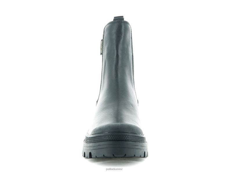 PALLABASE CHELSEA LEATHER Palladium Women F820R234 Boots BLACK