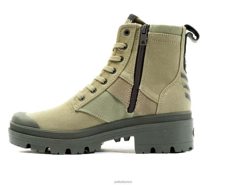 PALLABASE HI ARMY Palladium Women F820R216 Boots VETIVER