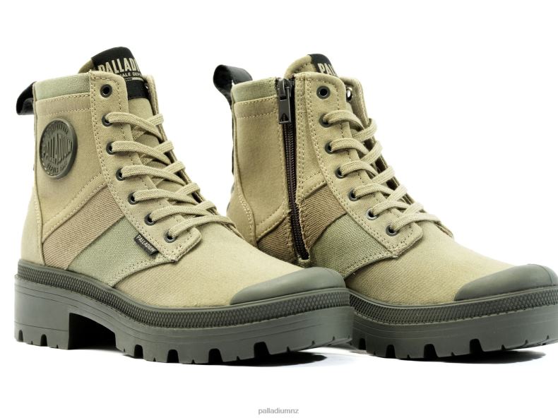 PALLABASE HI ARMY Palladium Women F820R216 Boots VETIVER