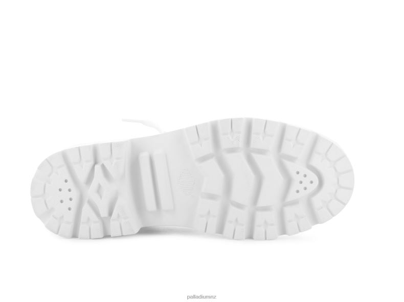 PALLABASE LEATHER Palladium Women F820R224 Boots WHITE/BLACK