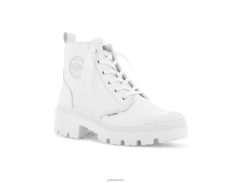 PALLABASE LEATHER Palladium Women F820R262 Boots WHITE