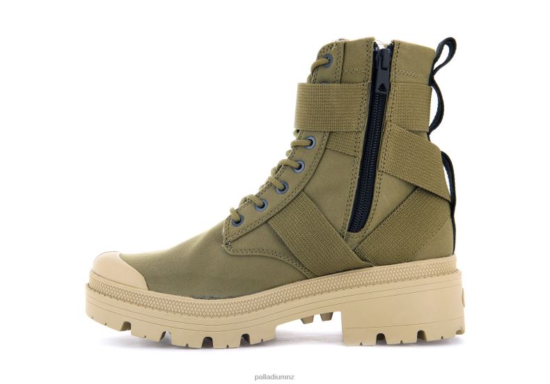PALLABASE TACT S TX Palladium Women F820R252 Boots OLIVE