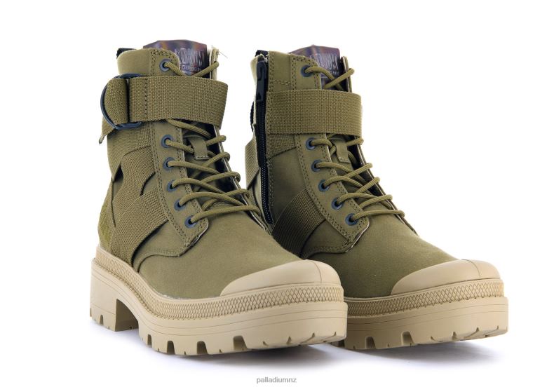 PALLABASE TACT S TX Palladium Women F820R252 Boots OLIVE