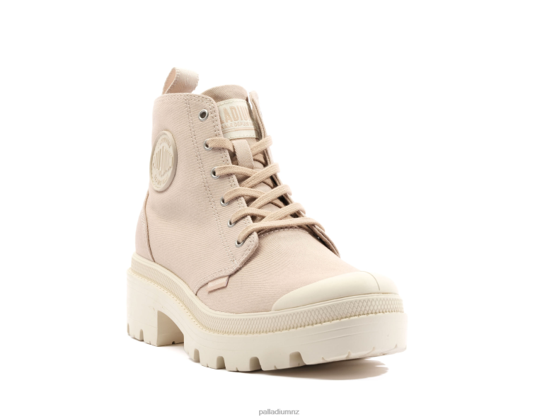 PALLABASE TWILL Palladium Women F820R219 Boots NUDE DUST