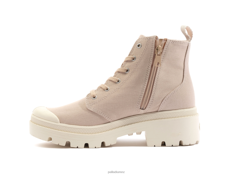 PALLABASE TWILL Palladium Women F820R219 Boots NUDE DUST