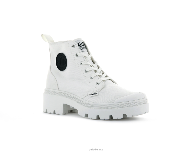 PALLABASE TWILL Palladium Women F820R260 Boots STAR WHITE