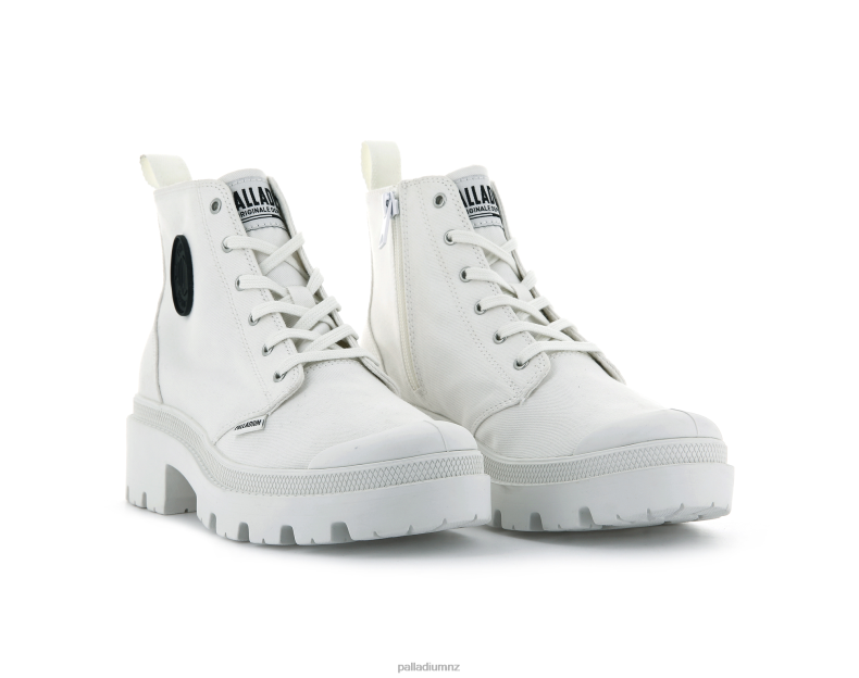 PALLABASE TWILL Palladium Women F820R260 Boots STAR WHITE