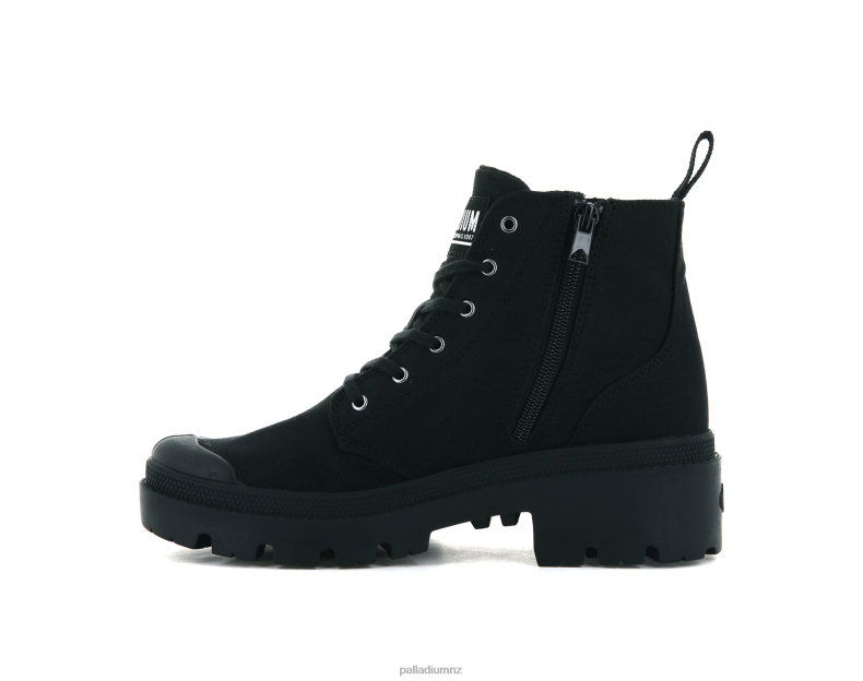 PALLABASE TWILL Palladium Women F820R261 Boots BLACK
