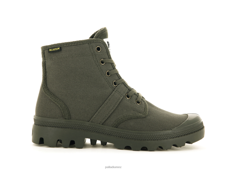 PALLABROUSSE Palladium Men F820R38 Boots OLIVE NIGHT