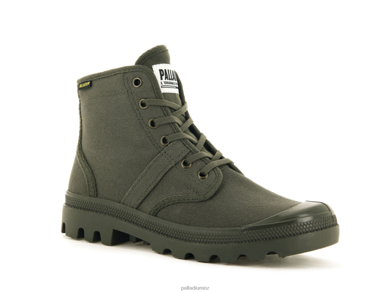 PALLABROUSSE Palladium Men F820R38 Boots OLIVE NIGHT