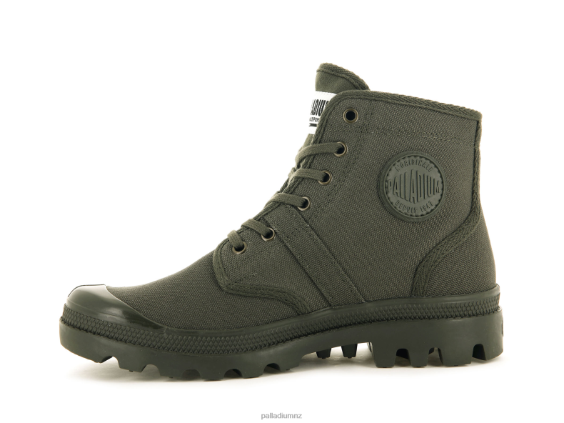 PALLABROUSSE Palladium Men F820R38 Boots OLIVE NIGHT