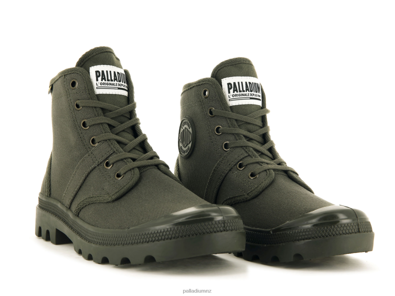 PALLABROUSSE Palladium Men F820R38 Boots OLIVE NIGHT
