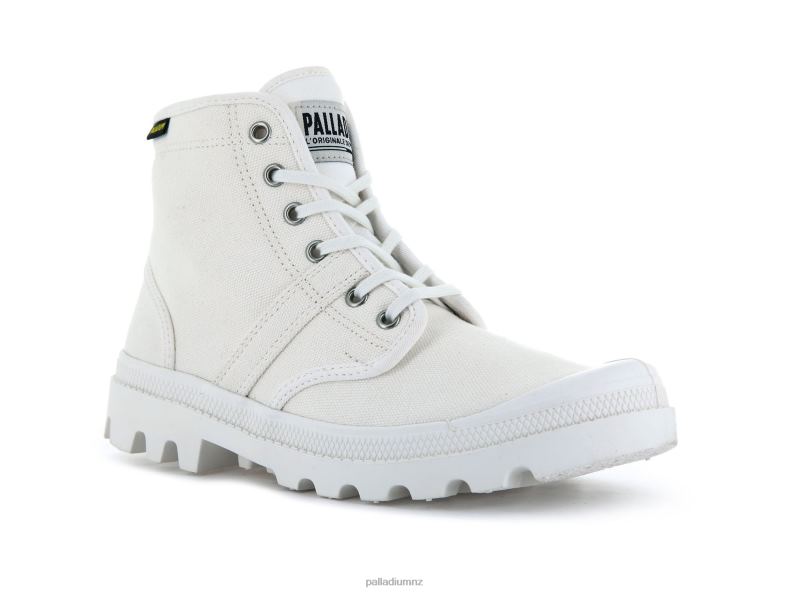 PALLABROUSSE Palladium Men F820R62 Boots STAR WHITE