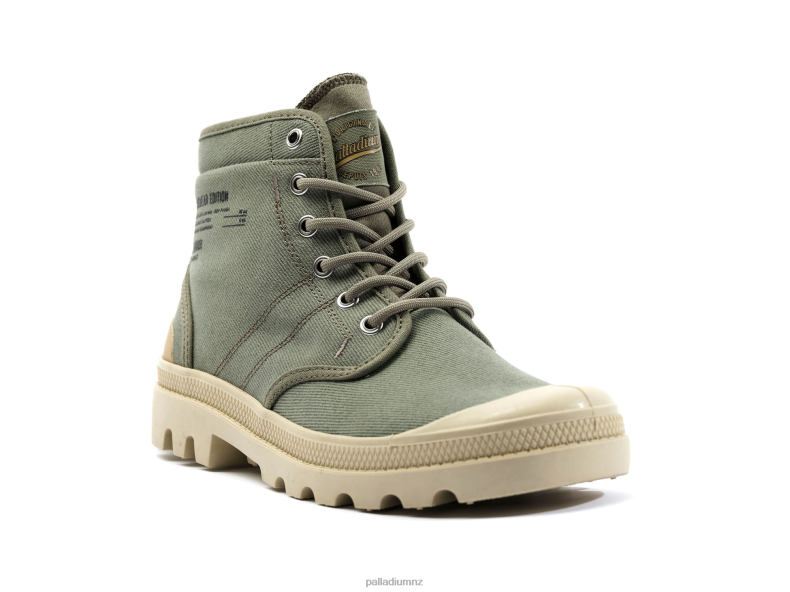 PALLABROUSSE WORKWEAR Palladium Unisex F820R11 Boots VETIVER