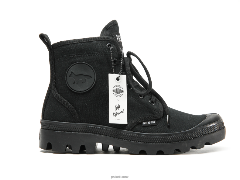 PALLABROUSSE X KITSUNE Palladium Unisex F820R27 Boots BLACK