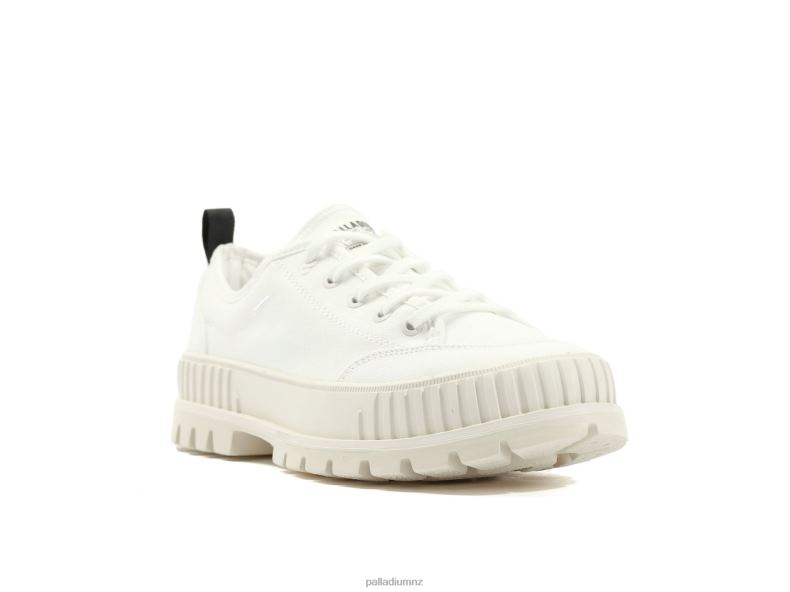 PALLASHOCK LO ORGANIC 2 Palladium Unisex F820R165 Shoes STAR WHITE
