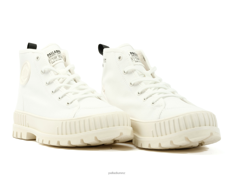 PALLASHOCK ORGANIC 2 Palladium Unisex F820R134 Shoes STAR WHITE