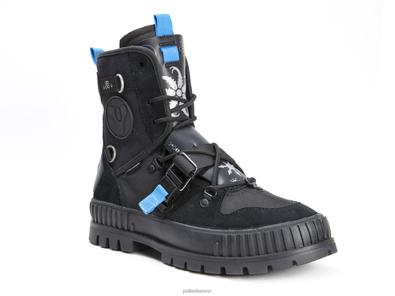 PALLASHOCK X DESTINY Palladium Unisex F820R37 Boots BLACK