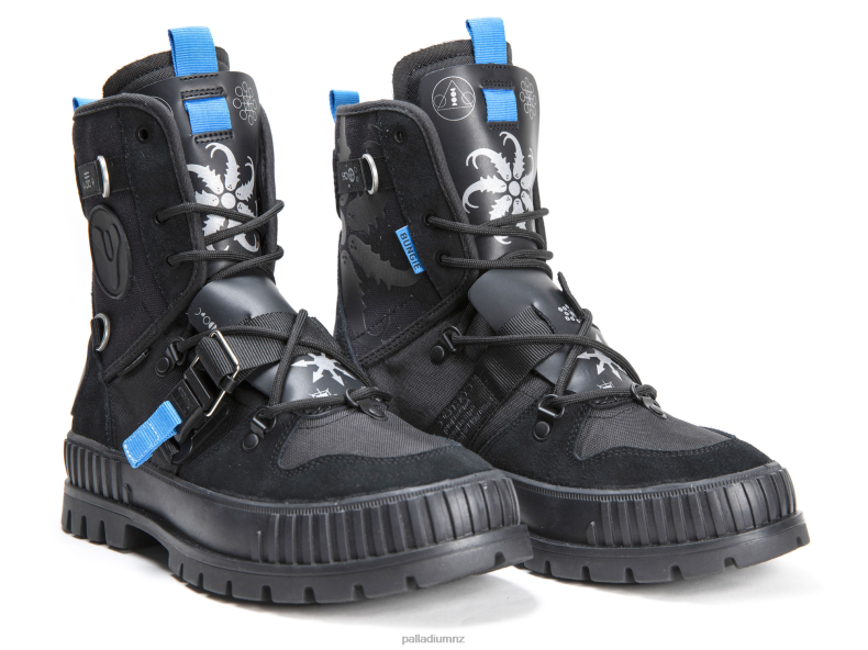 PALLASHOCK X DESTINY Palladium Unisex F820R37 Boots BLACK