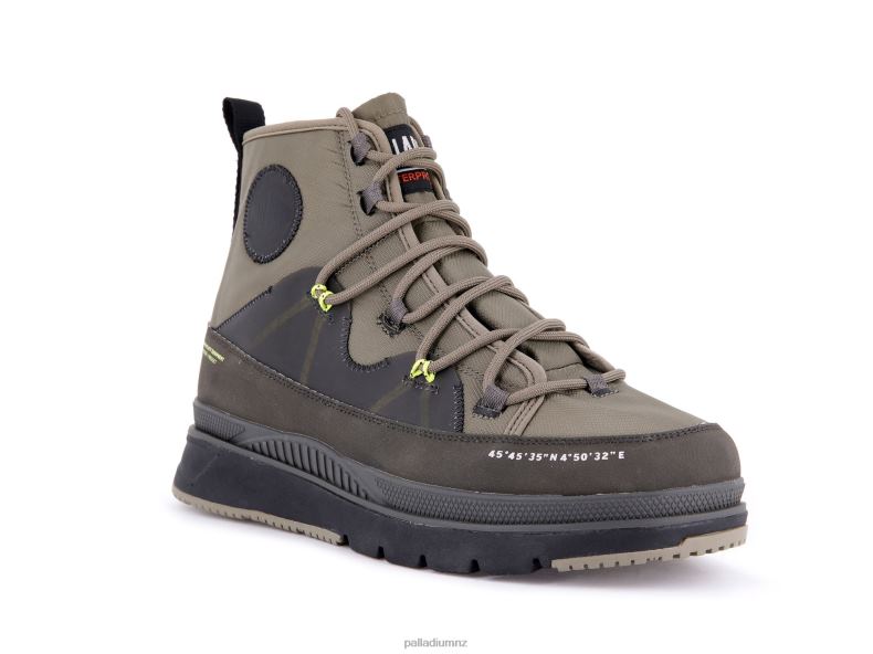 PALLASIDER TRAVEL WATERPROOFPLUS Palladium Men F820R46 Boots DUSKY GREEN