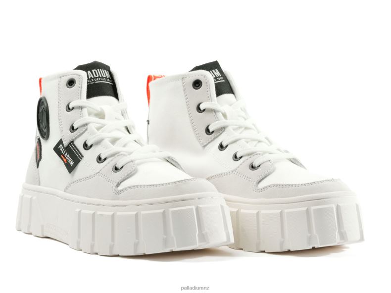 PALLATOWER HI Palladium Women F820R284 Shoes STAR WHITE