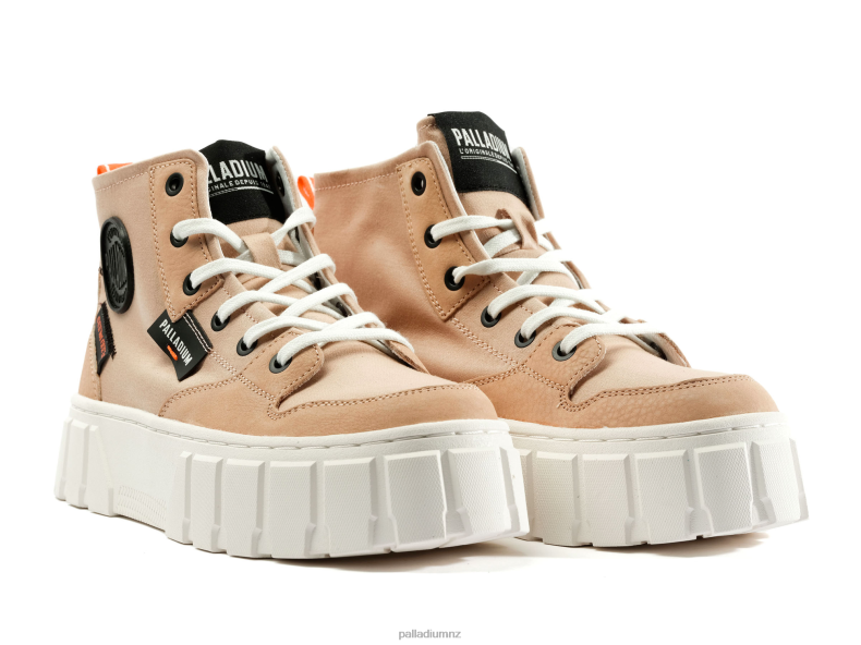 PALLATOWER HI Palladium Women F820R287 Shoes NUDE DUST