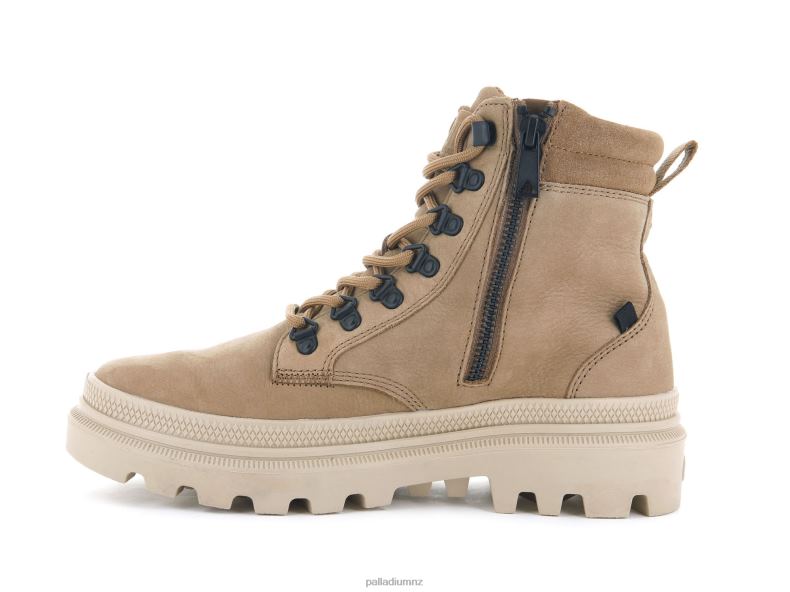 PALLATROOPER HIKER NUBUCK Palladium Women F820R230 Boots OCHRE TAN