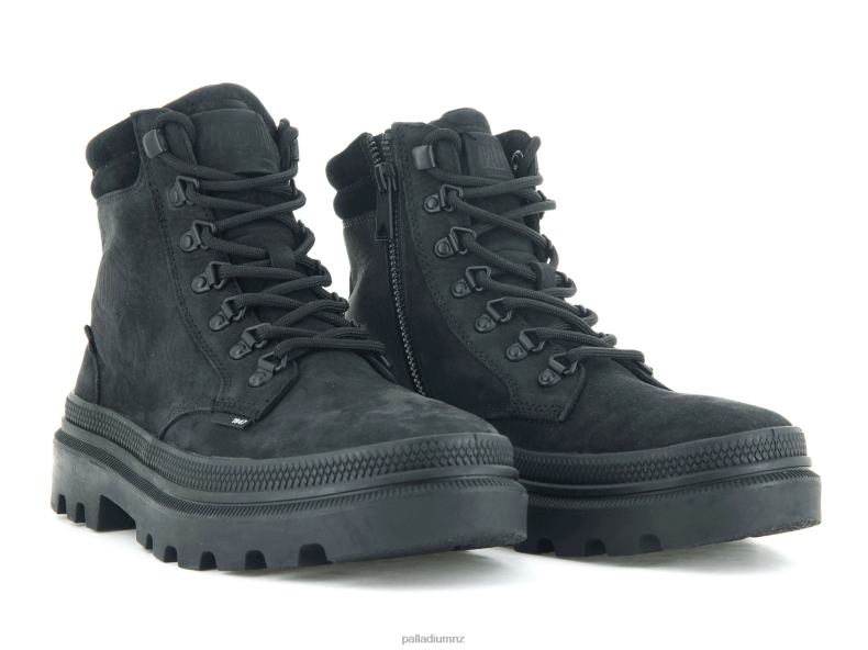 PALLATROOPER HIKER NUBUCK Palladium Women F820R235 Boots BLACK