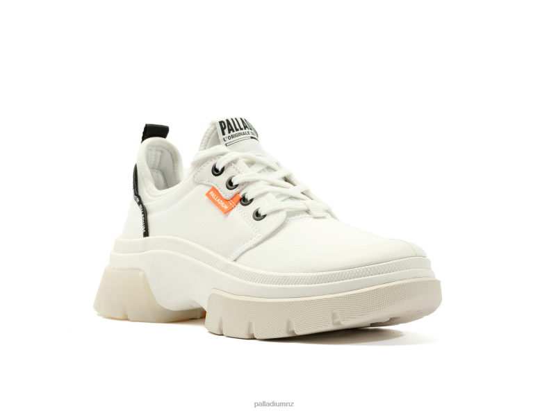 PALLAWAVE LO METRO Palladium Women F820R302 Shoes STAR WHITE