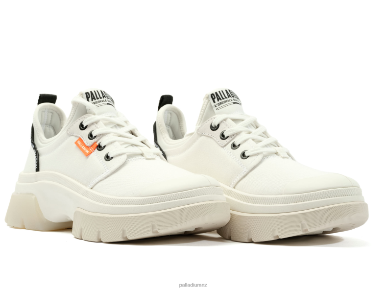 PALLAWAVE LO METRO Palladium Women F820R302 Shoes STAR WHITE