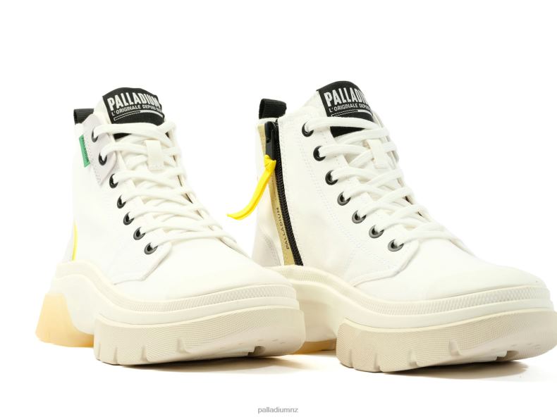 PALLAWAVE MID METRO Palladium Women F820R285 Shoes STAR WHITE