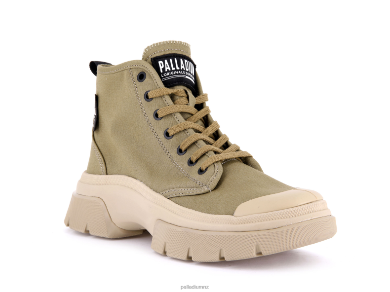 PALLAWAVE Palladium Women F820R290 Shoes OLIVE