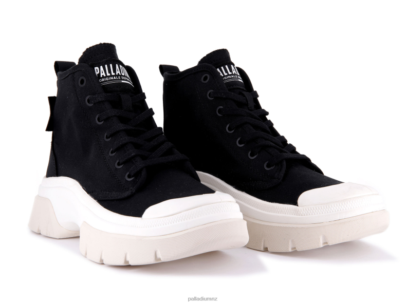 PALLAWAVE Palladium Women F820R294 Shoes BLACK/MARSHMALLOW