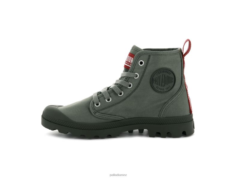 PAMPA HI DARE Palladium Unisex F820R105 Boots OLIVE NIGHT